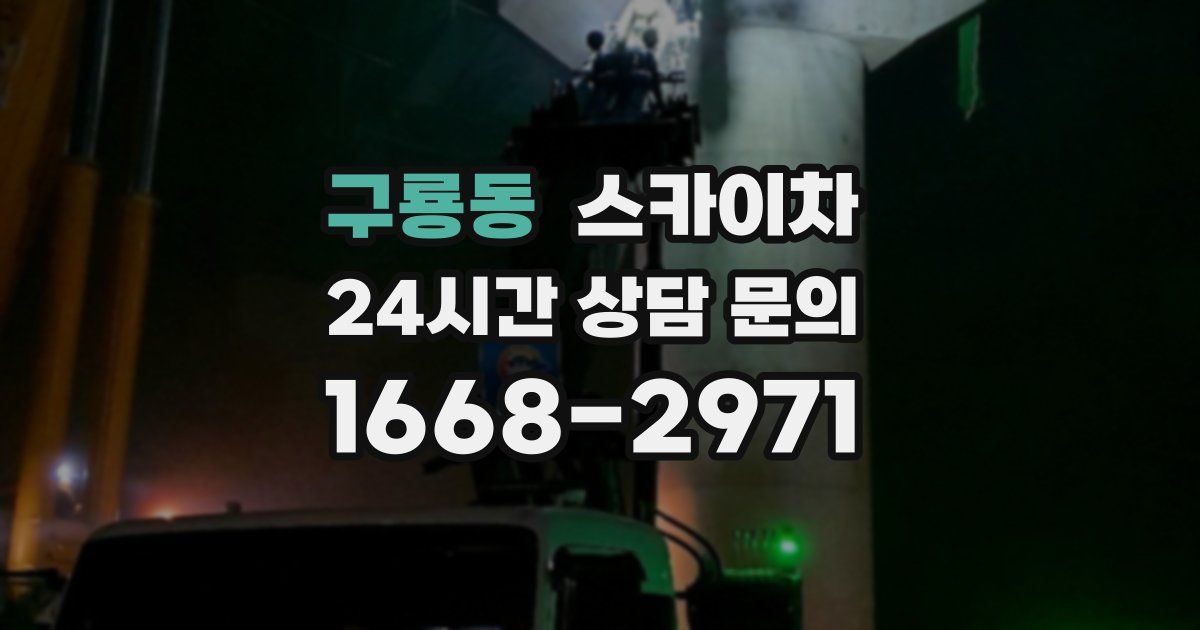 구룡동 스카이차