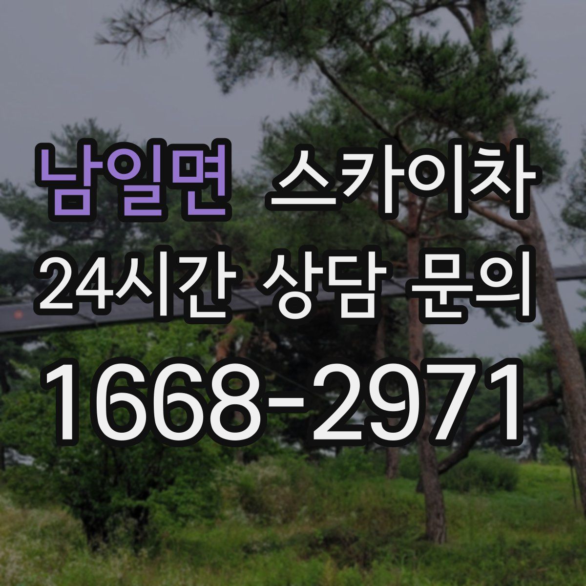 남일면 스카이차