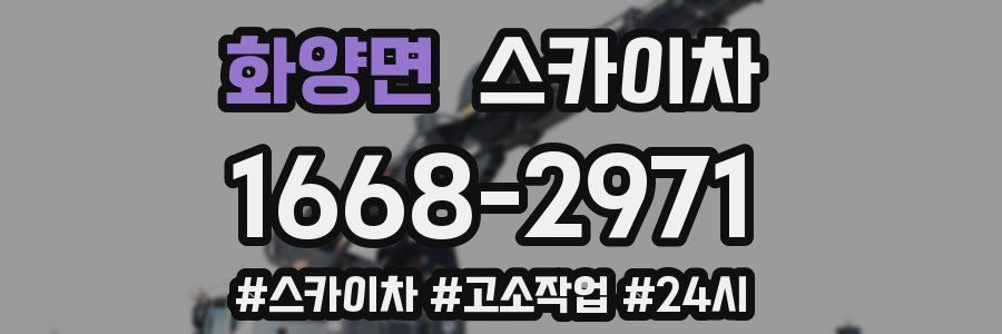 화양면 스카이차