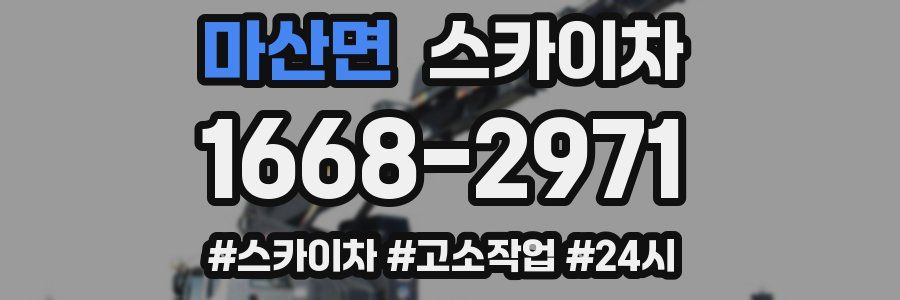 마산면 스카이차