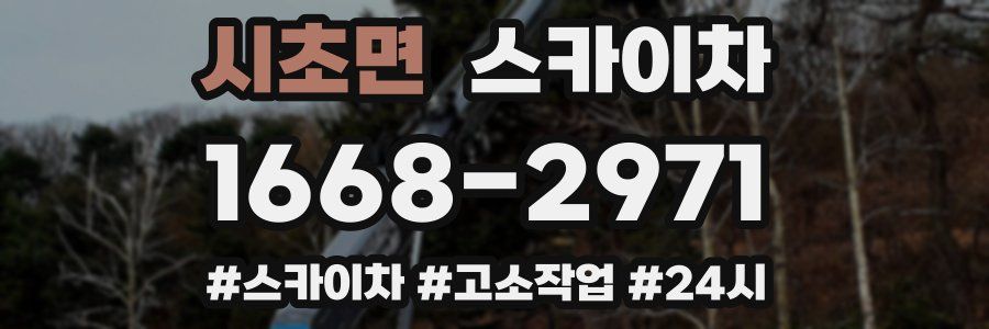 시초면 스카이차