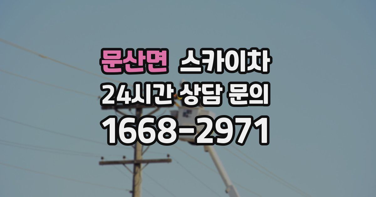 문산면 스카이차