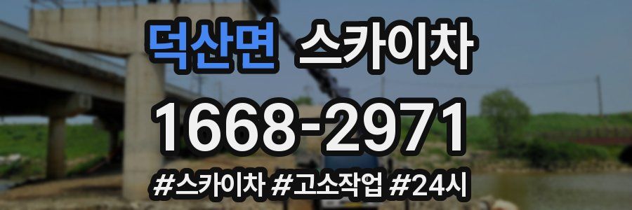 덕산면 스카이차