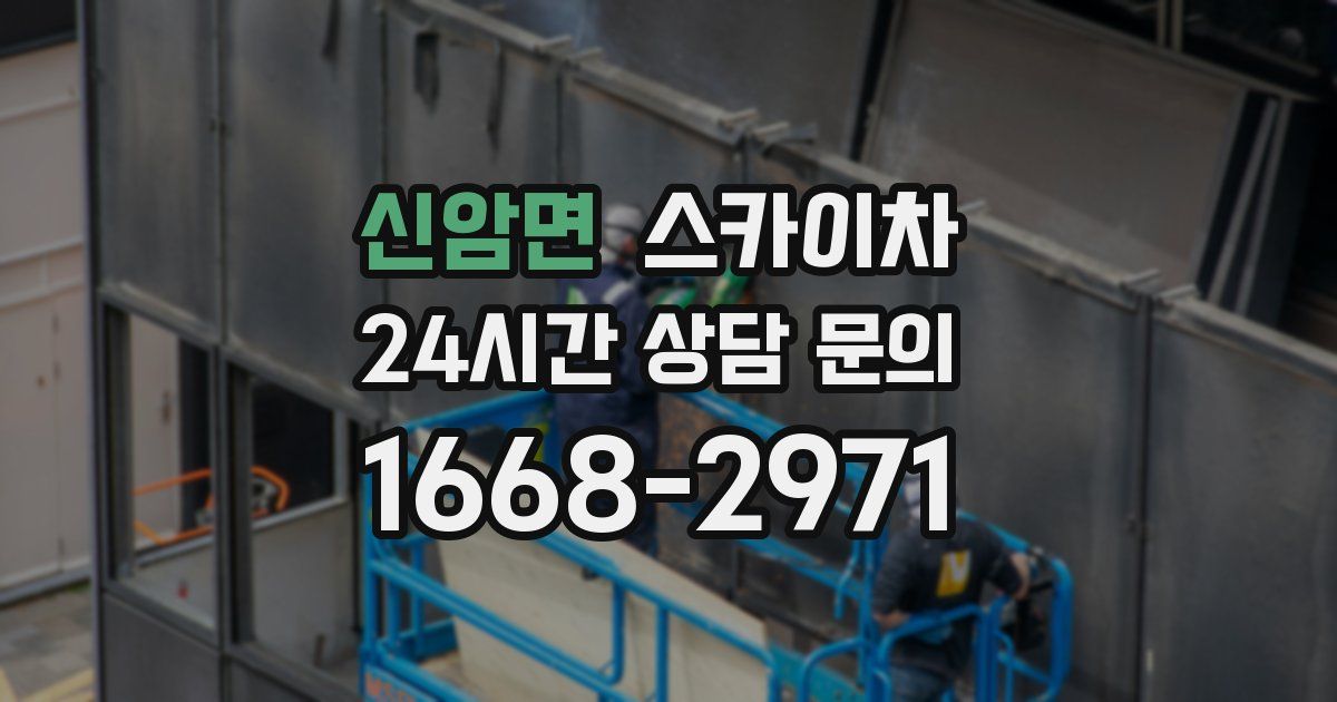 신암면 스카이차