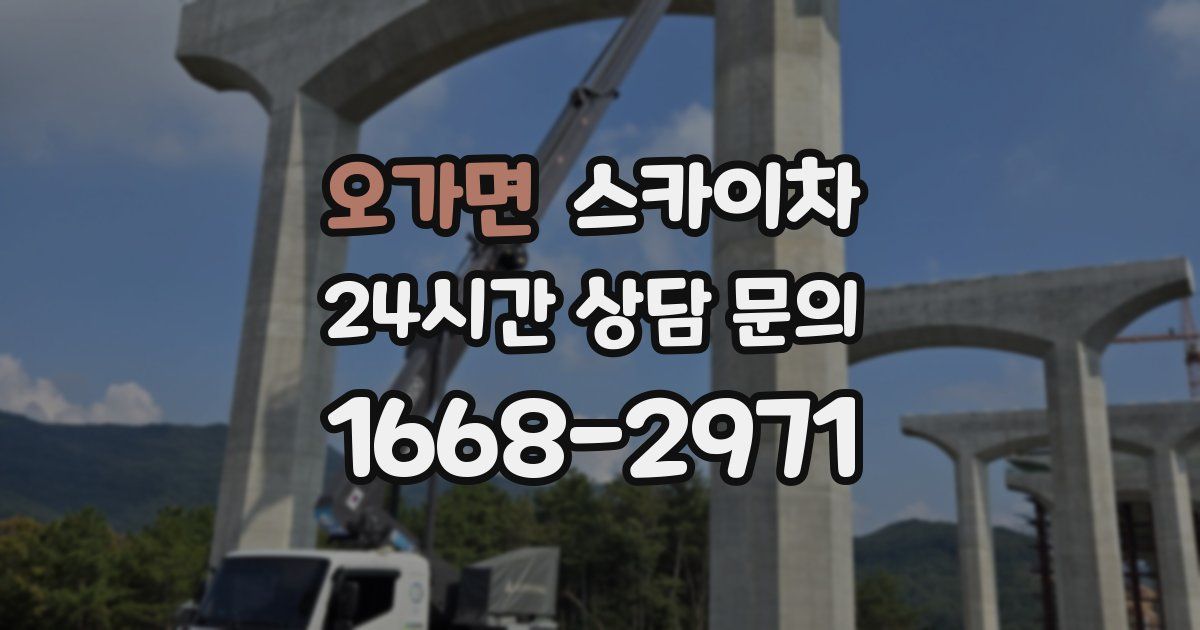 오가면 스카이차