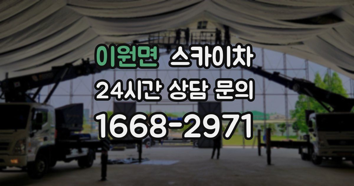 이원면 스카이차