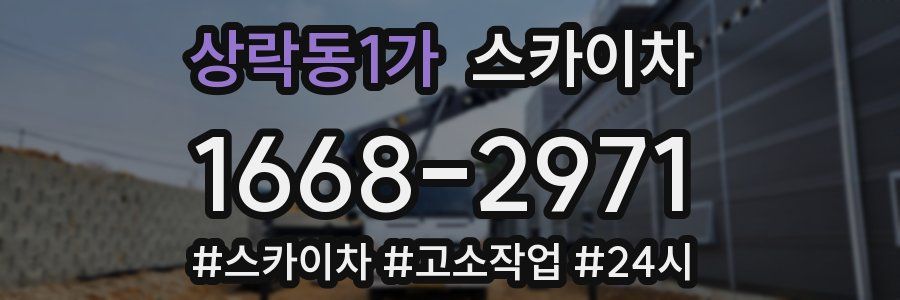 상락동1가 스카이차