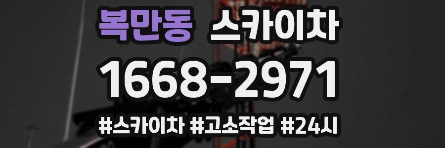 복만동 스카이차