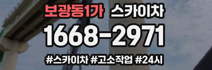 보광동1가 스카이차