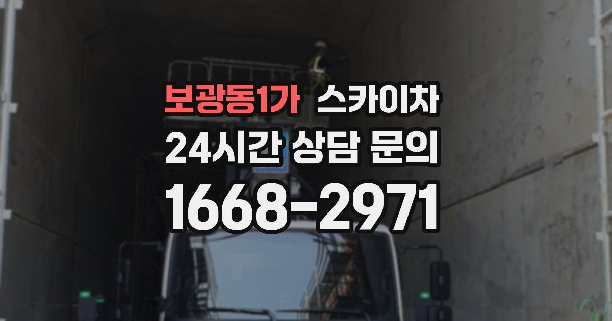 보광동1가 스카이차