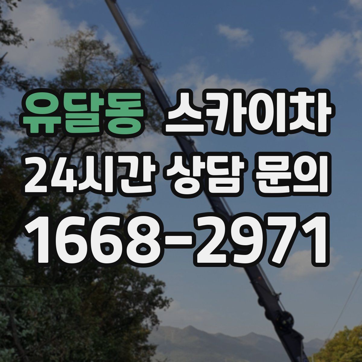 유달동 스카이차 고층 창호 주변 누수 점검에 활용