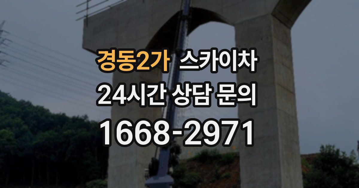 경동2가 스카이차