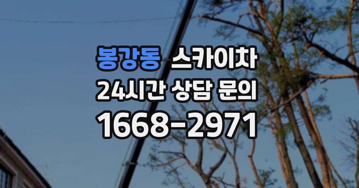 봉강동 스카이차