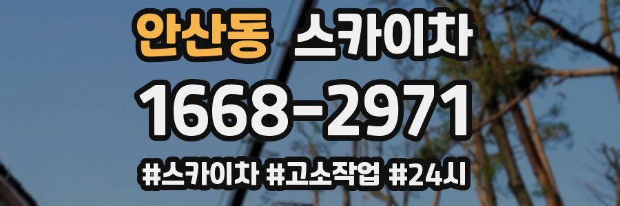 안산동 스카이차