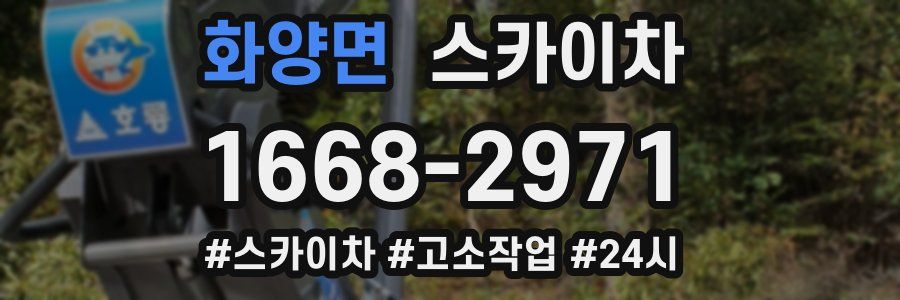 화양면 스카이차