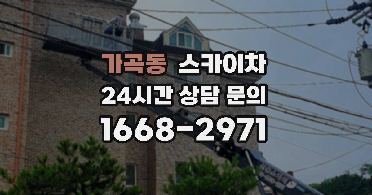 가곡동 스카이차