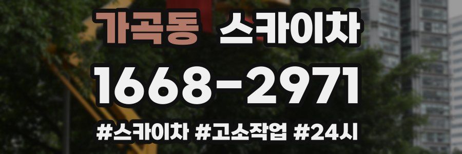 가곡동 스카이차