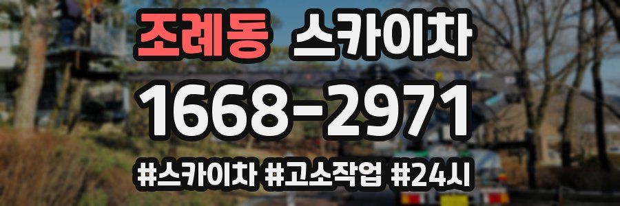 조례동 스카이차