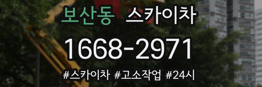 보산동 스카이차