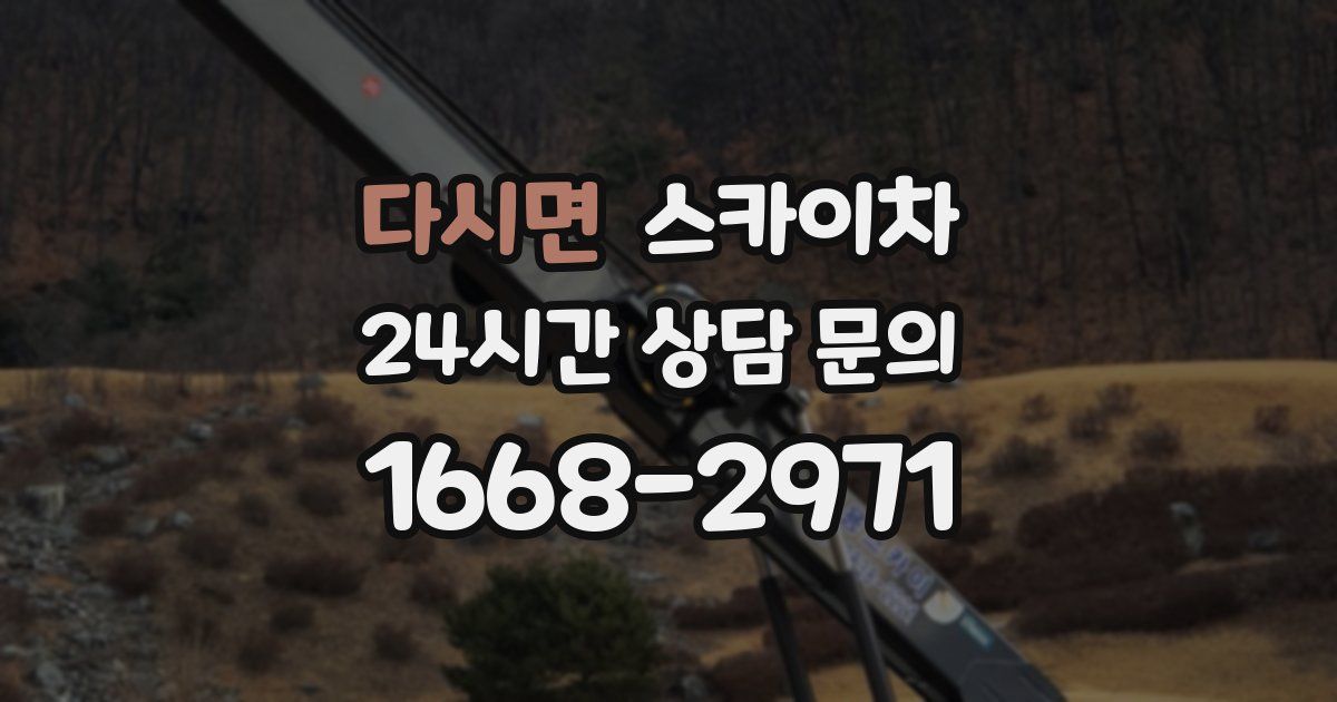 다시면 스카이차