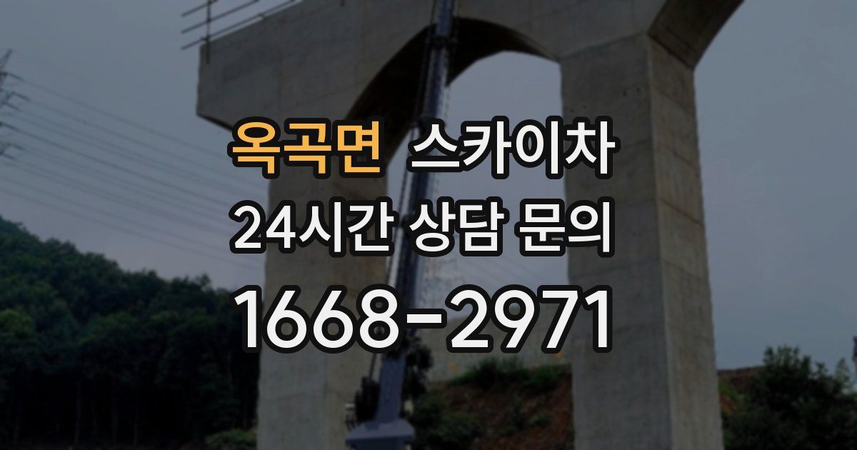 옥곡면 스카이차