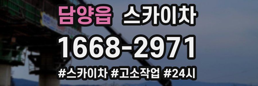 담양읍 스카이차