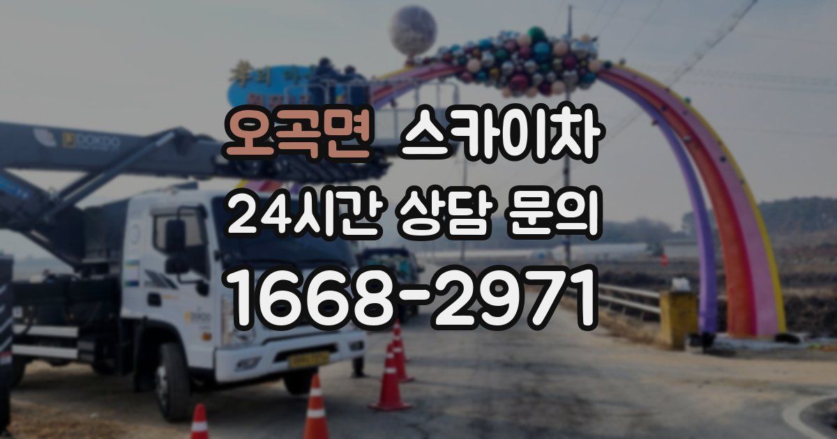 오곡면 스카이차