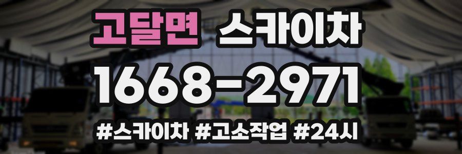 고달면 스카이차