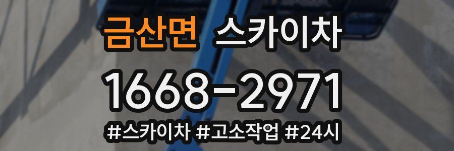 금산면 스카이차