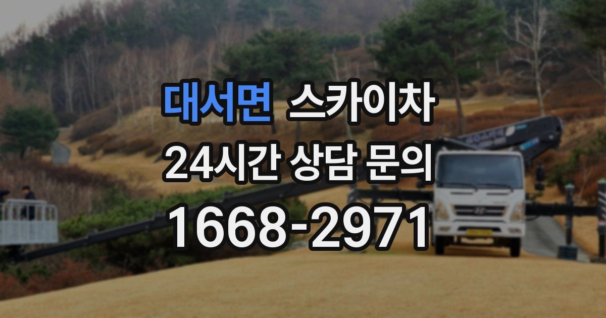 대서면 스카이차