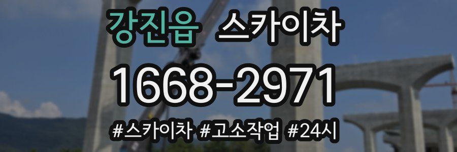 강진읍 스카이차