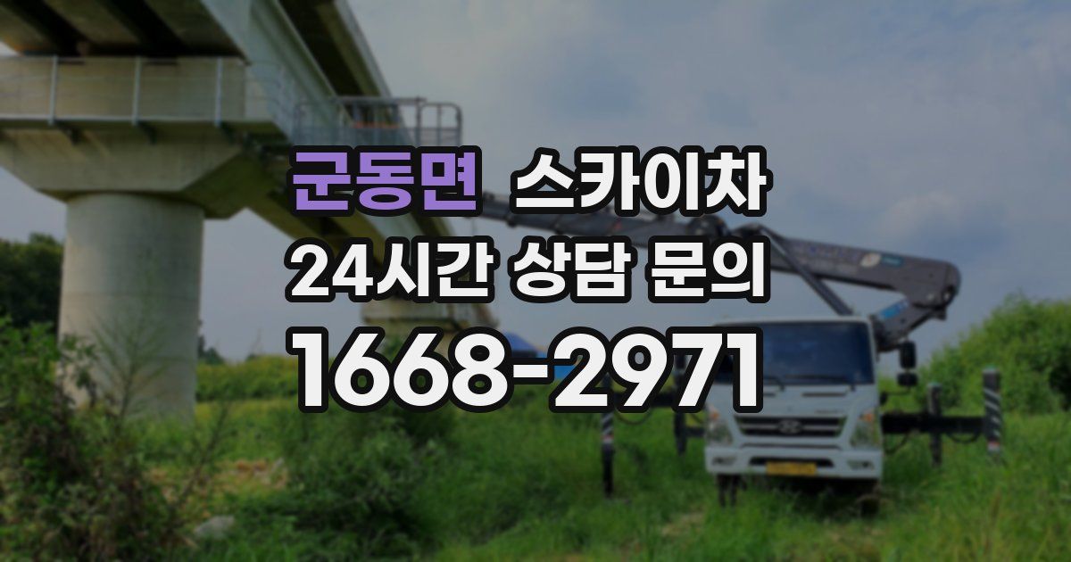 군동면 스카이차