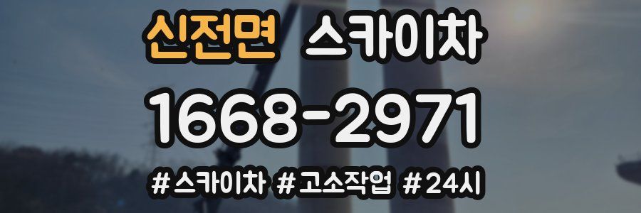 신전면 스카이차