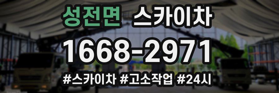 성전면 스카이차