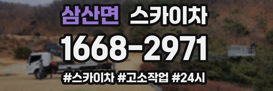 삼산면 스카이차