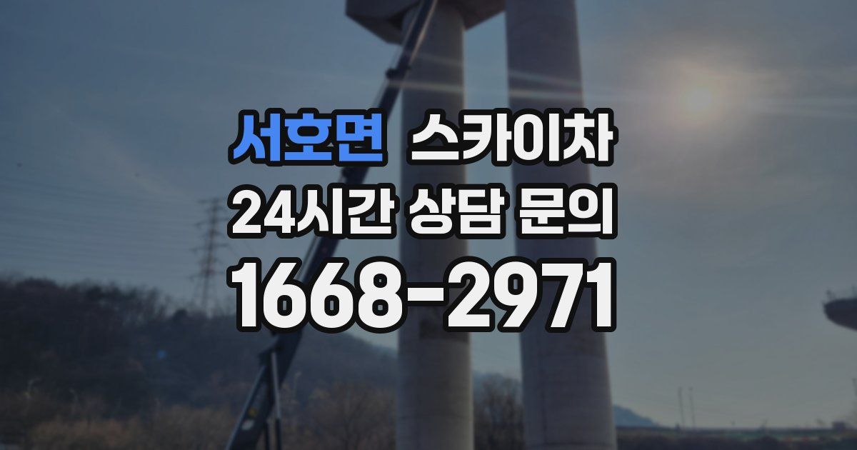 서호면 스카이차