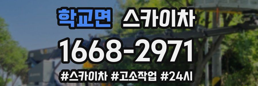 학교면 스카이차