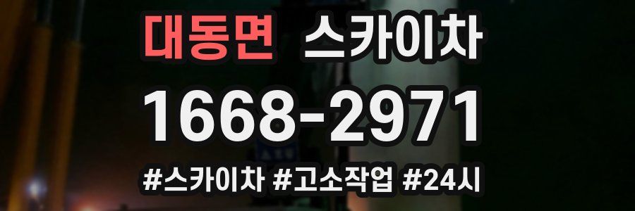 대동면 스카이차