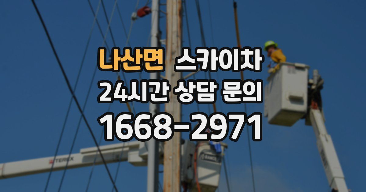 나산면 스카이차
