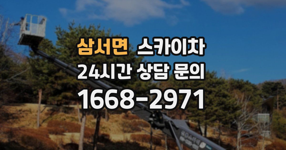 삼서면 스카이차