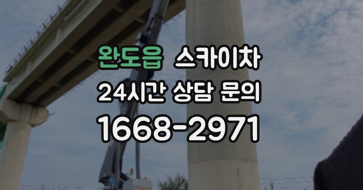 완도읍 스카이차