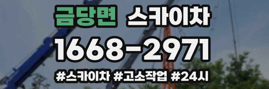 금당면 스카이차