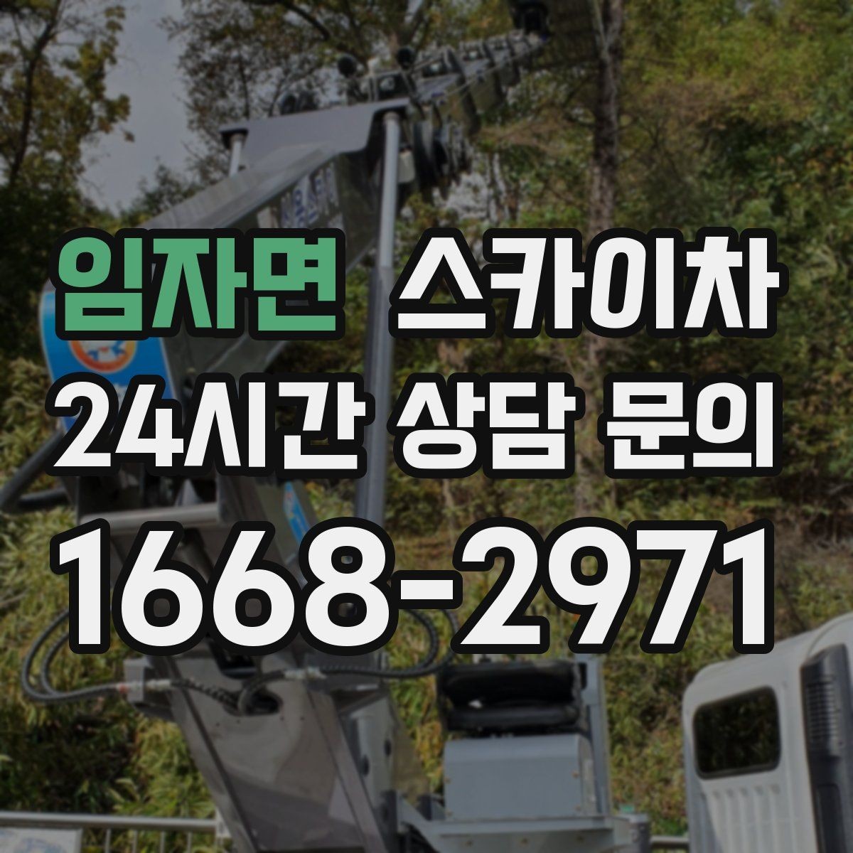 임자면 스카이차 외부 시설물 점검을 고소에서 진행하기