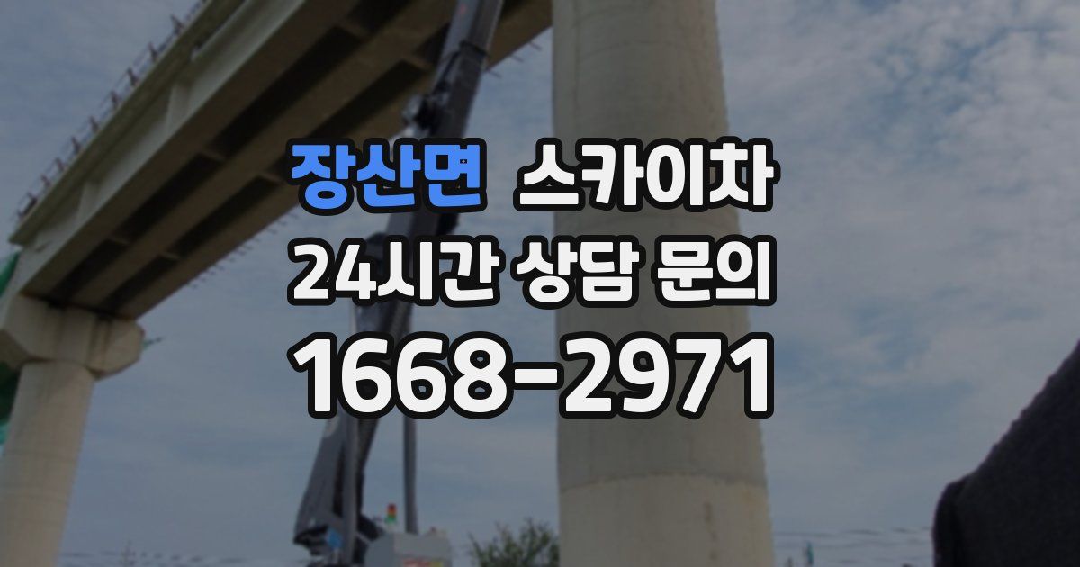 장산면 스카이차