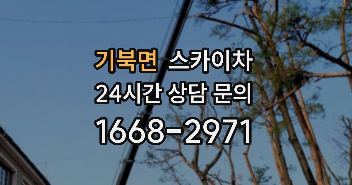 기북면 스카이차