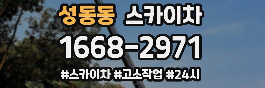 성동동 스카이차