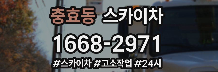 충효동 스카이차