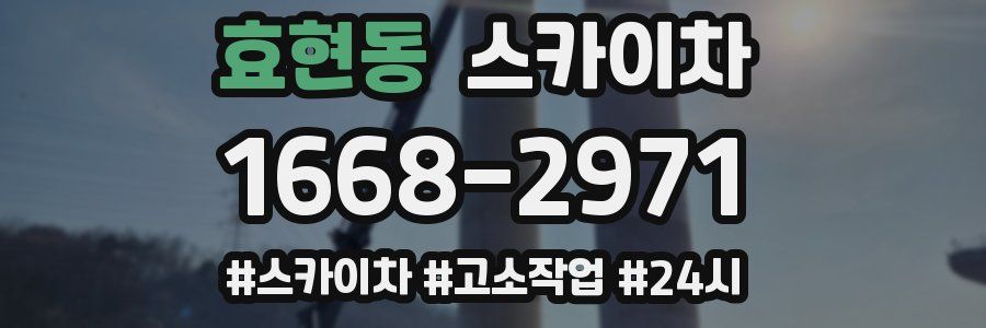 효현동 스카이차