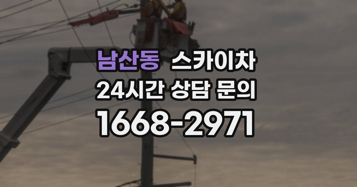 남산동 스카이차