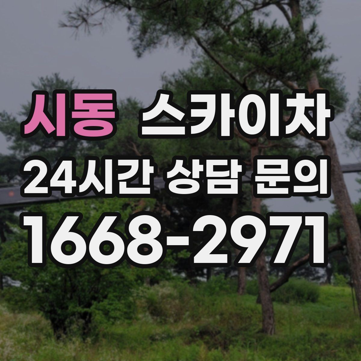 시동 스카이차 외부 시설물 유지관리로 비용 줄이기